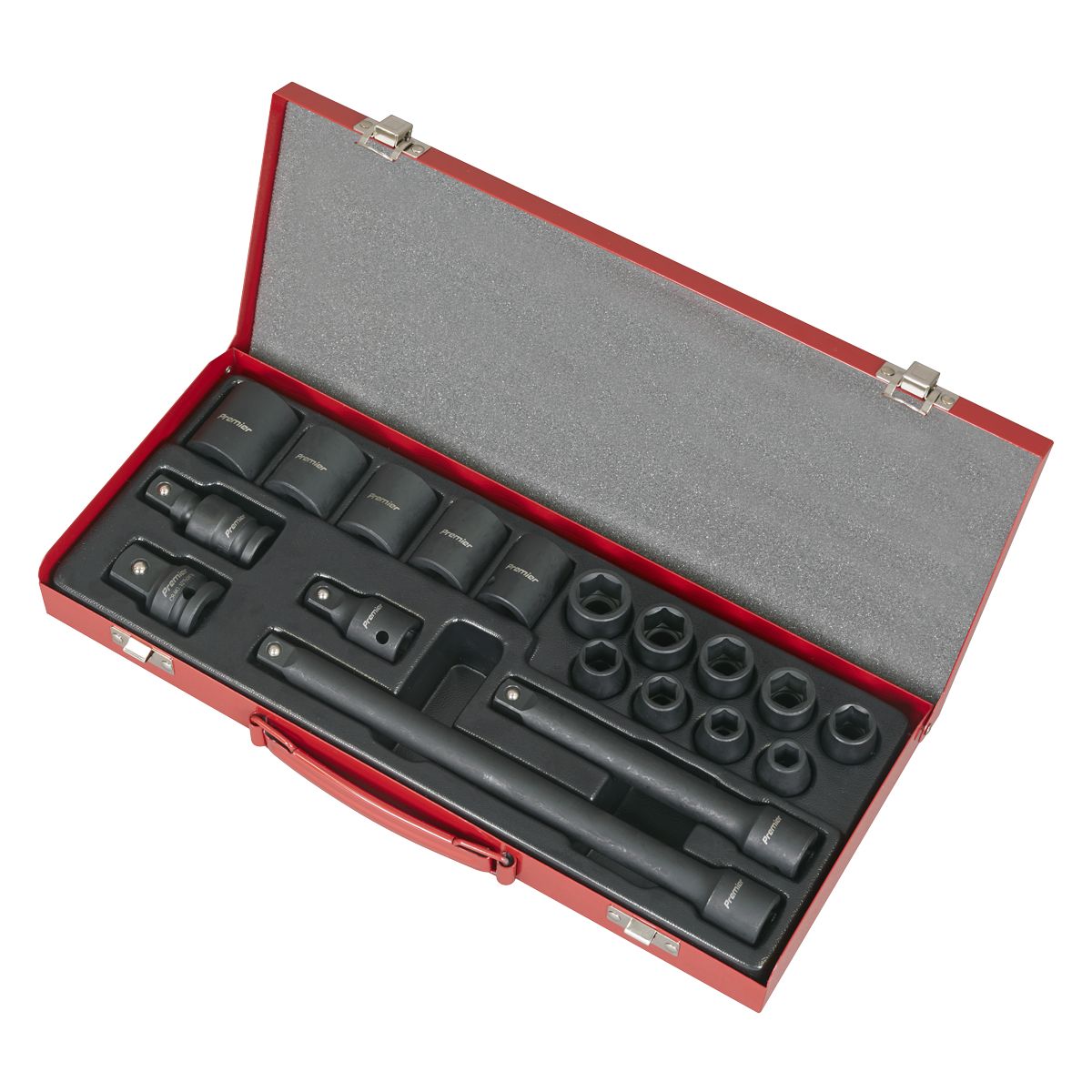 Sealey Premier Impact Socket Set 1/2"Sq Drive 19pc - Image 9