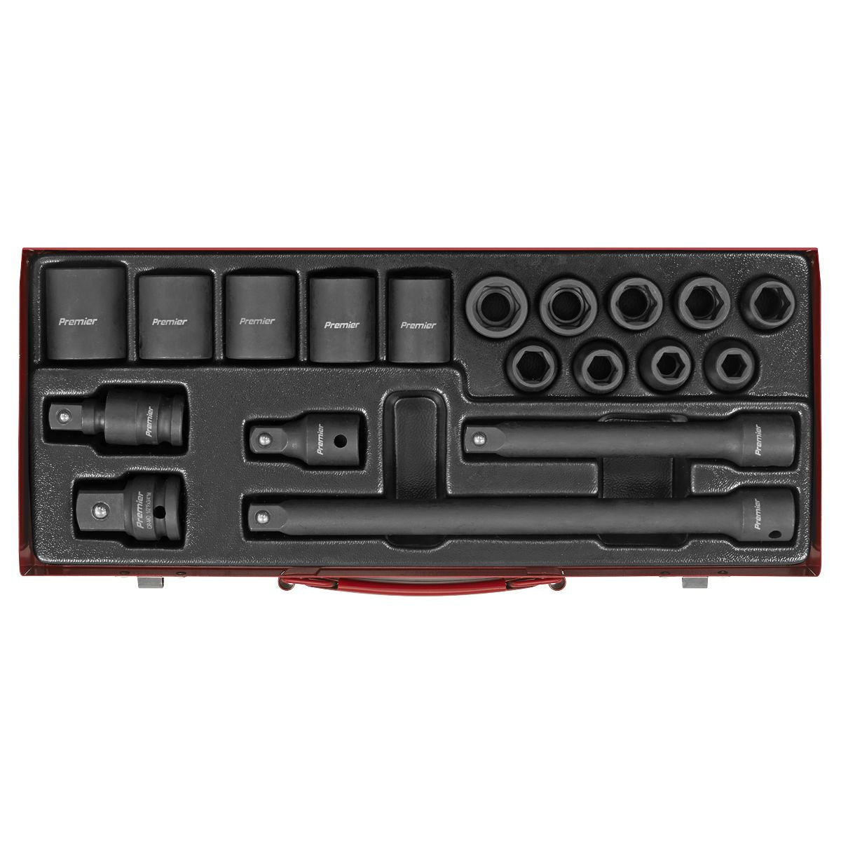 Sealey Premier Impact Socket Set 1/2"Sq Drive 19pc - Image 10