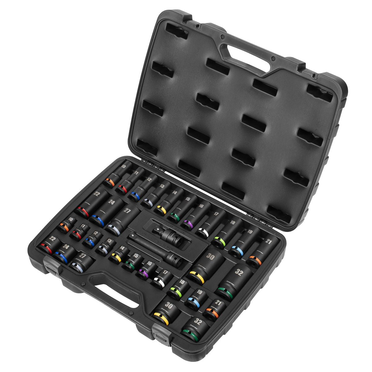 Sealey Premier Impact Socket Set 1/2"Sq Drive 34pc - Image 5