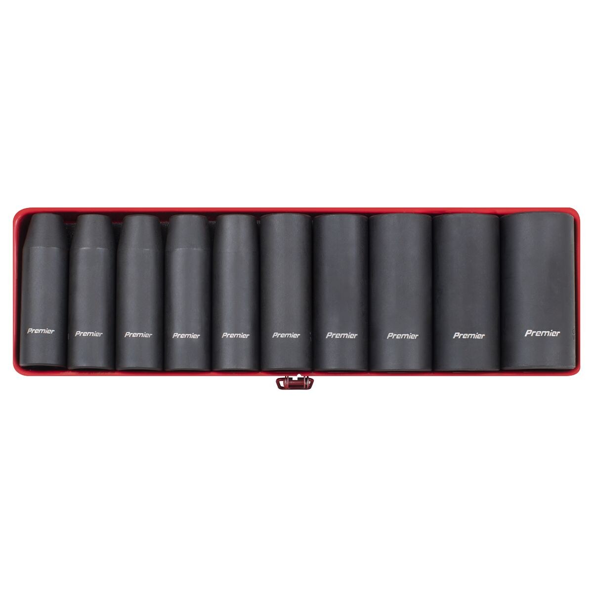 Sealey Premier Deep Impact Socket Set 1/2"Sq Drive 10pc - Image 4