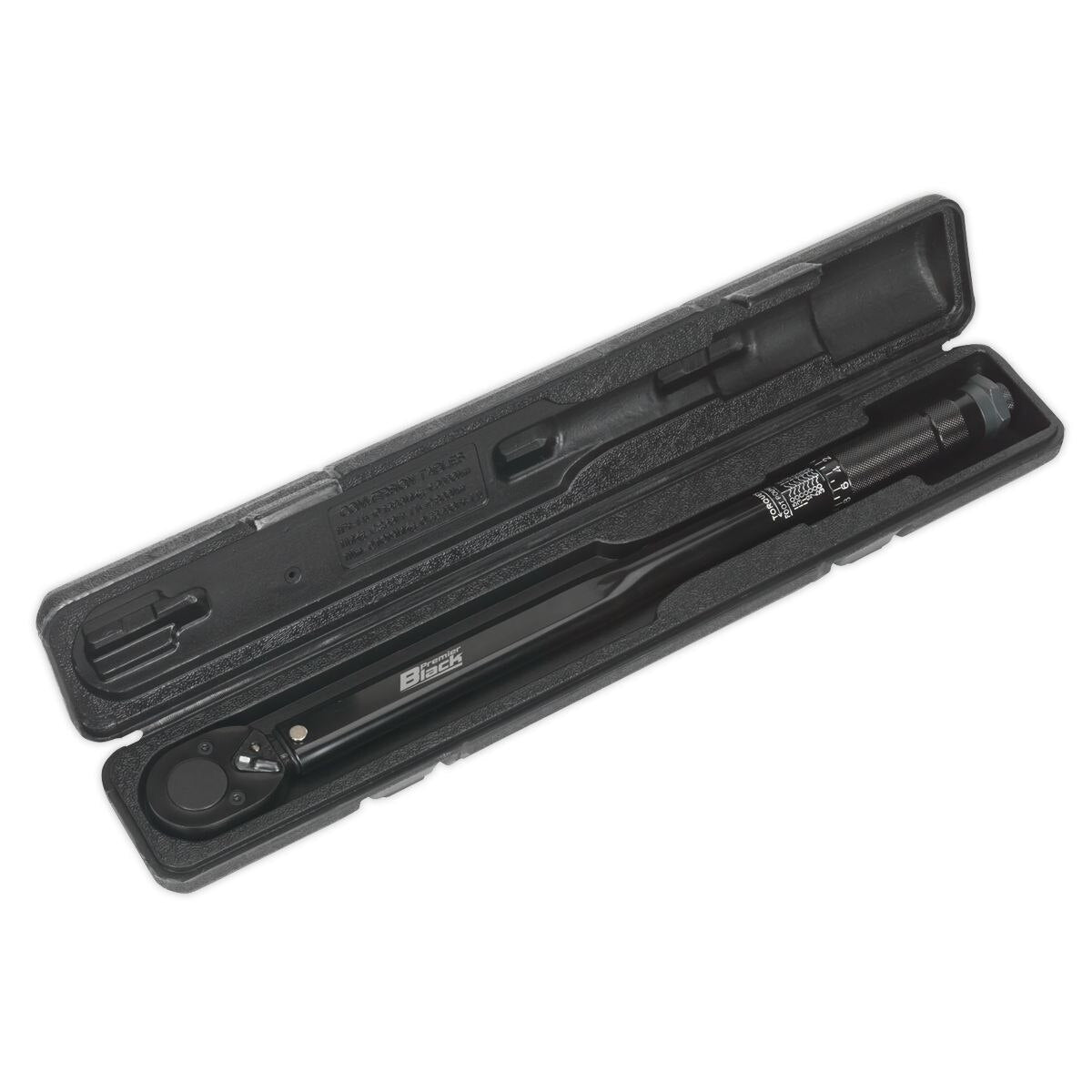 Sealey Premier Black Calibrated Micrometer Torque Wrench 1/2"Sq Drive - Image 3