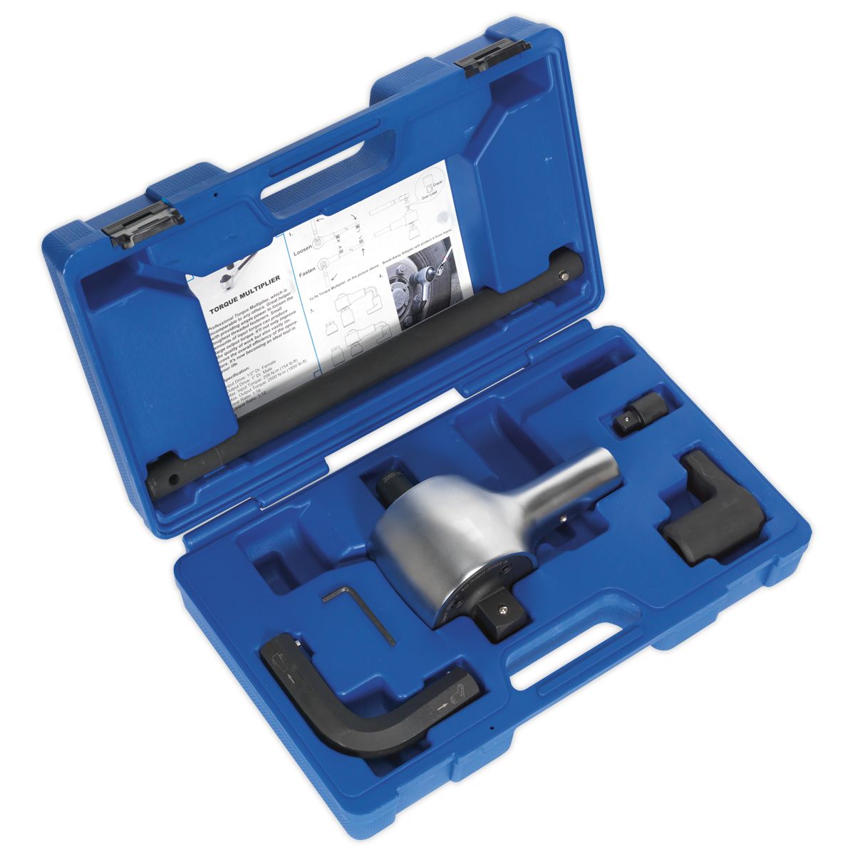 Sealey Premier Torque Multiplier Set 1/2"-1"Sq Drive 7pc - Image 1