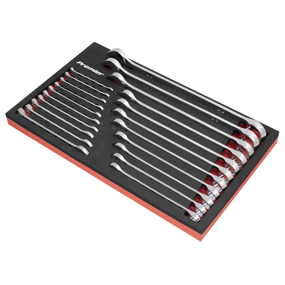 Sealey Premier Combination Spanner Set 21pc - Image 1