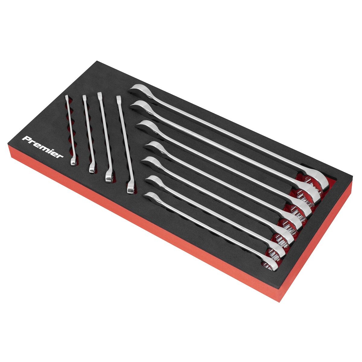 Sealey Premier Imperial Combination Spanner Set 11pc - Image 2