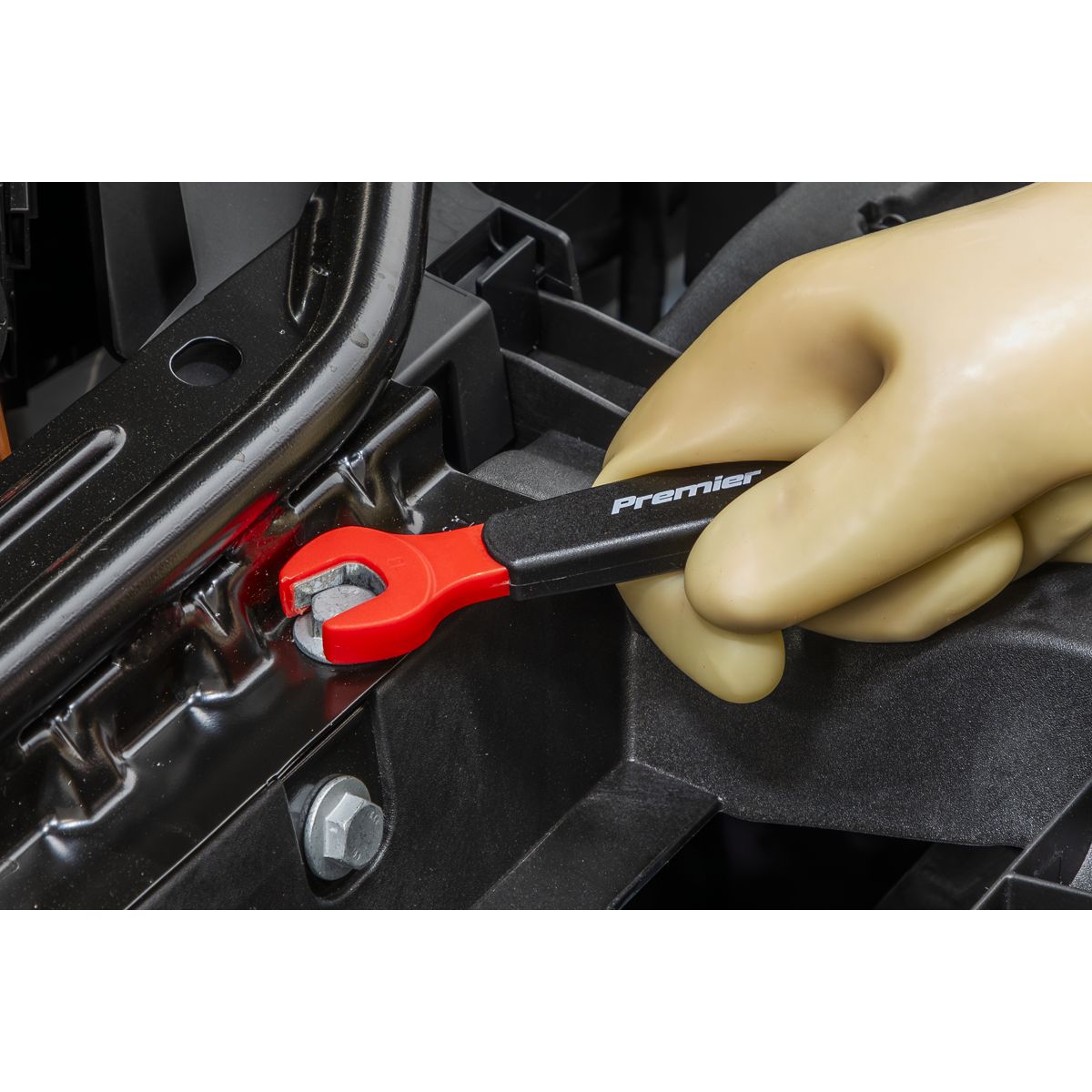 Sealey Premier Insulated Open-End Spanner Set 7pc - VDE Approved - Image 8