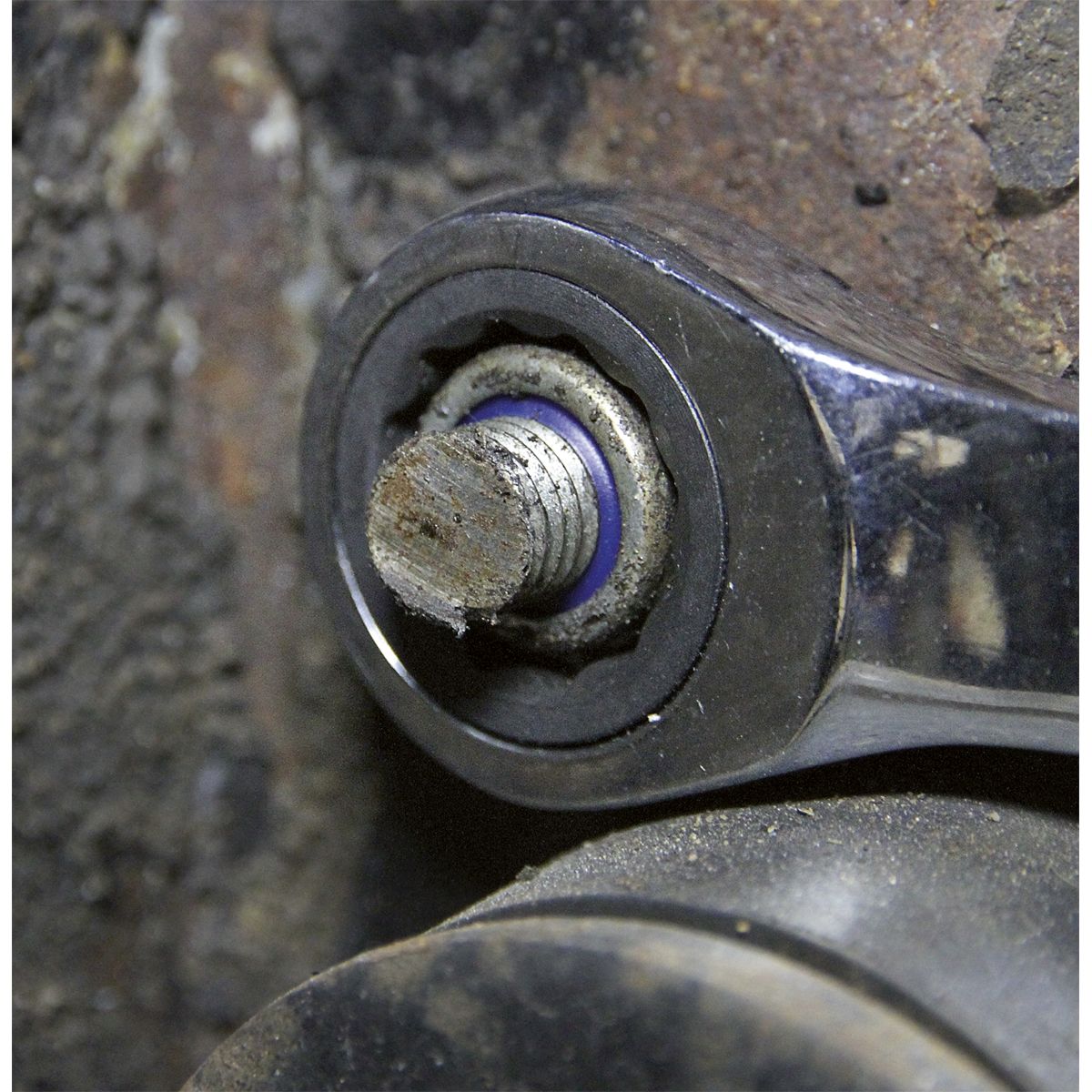 Sealey Premier Extra-Long Double Ring Ratchet/Fixed Spanner Set 7pc - Image 2