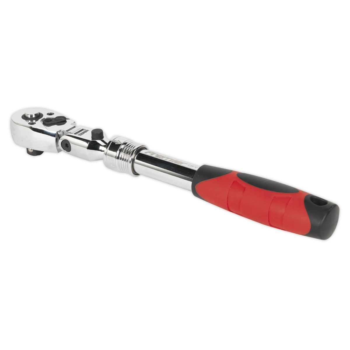 Sealey Premier Locking Flexi-Head Extendable Ratchet Wrench 3/8"Sq Drive - Image 1