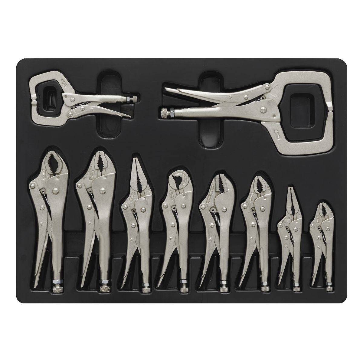 Sealey Premier Locking Pliers Set 10pc - Image 3