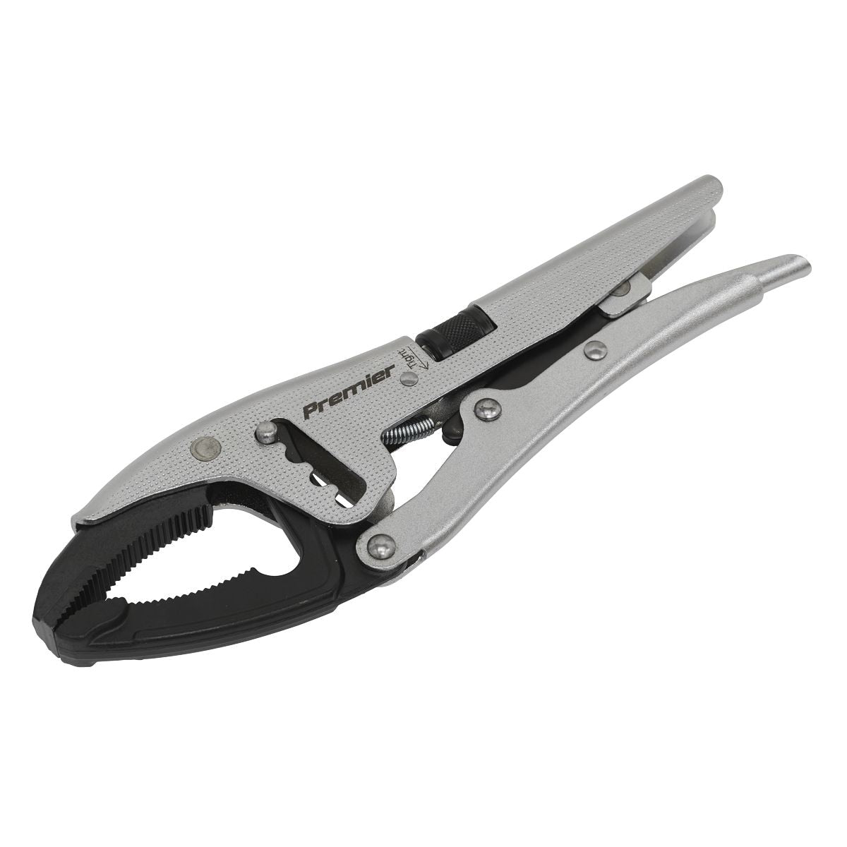 Sealey Premier Extra-Wide Opening Locking Pliers 250mm - Image 1