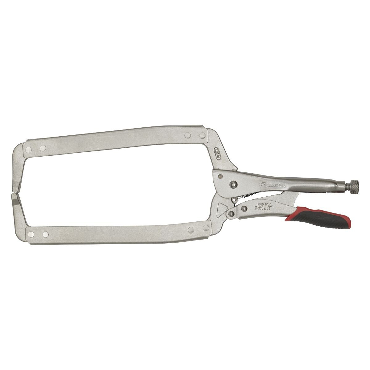 Sealey Premier Locking C-Clamp 455mm 0-160mm Capacity - Image 4