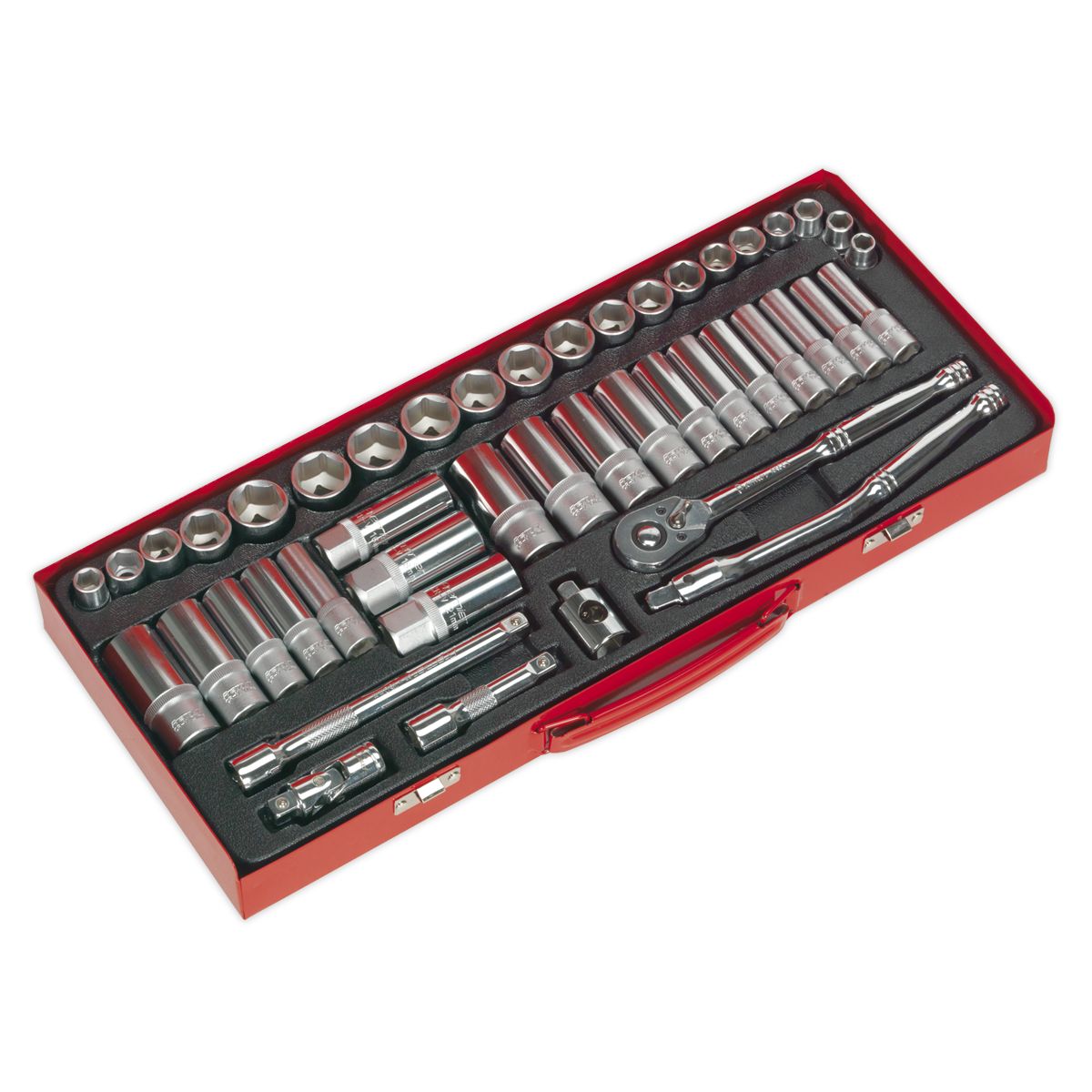 Sealey Premier Metric/Imperial Socket Set 3/8"Sq Drive 45pc - Image 6
