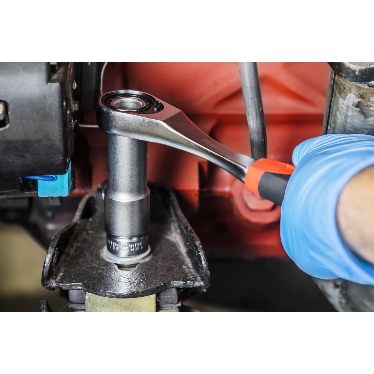 Sealey Premier Low Profile Go-Through Socket Set 14pc - Image 9