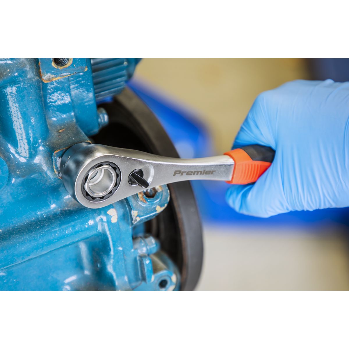 Sealey Premier Low Profile Go-Through Socket Set 14pc - Image 10