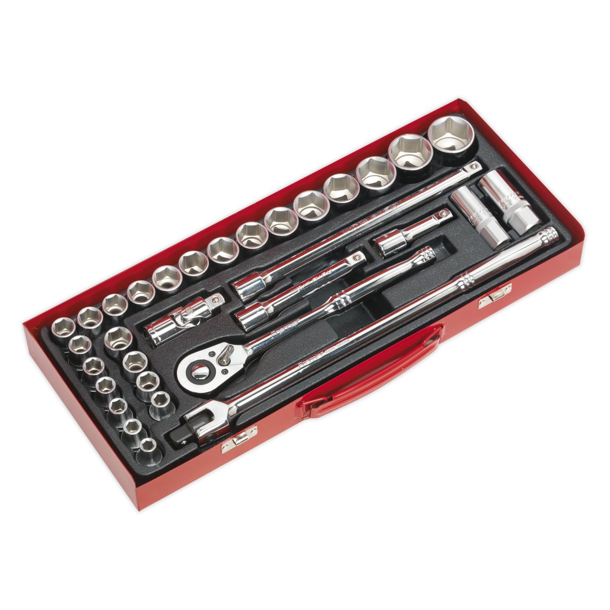 Sealey Premier Metric/Imperial Socket Set 1/2"Sq Drive 32pc - Image 8