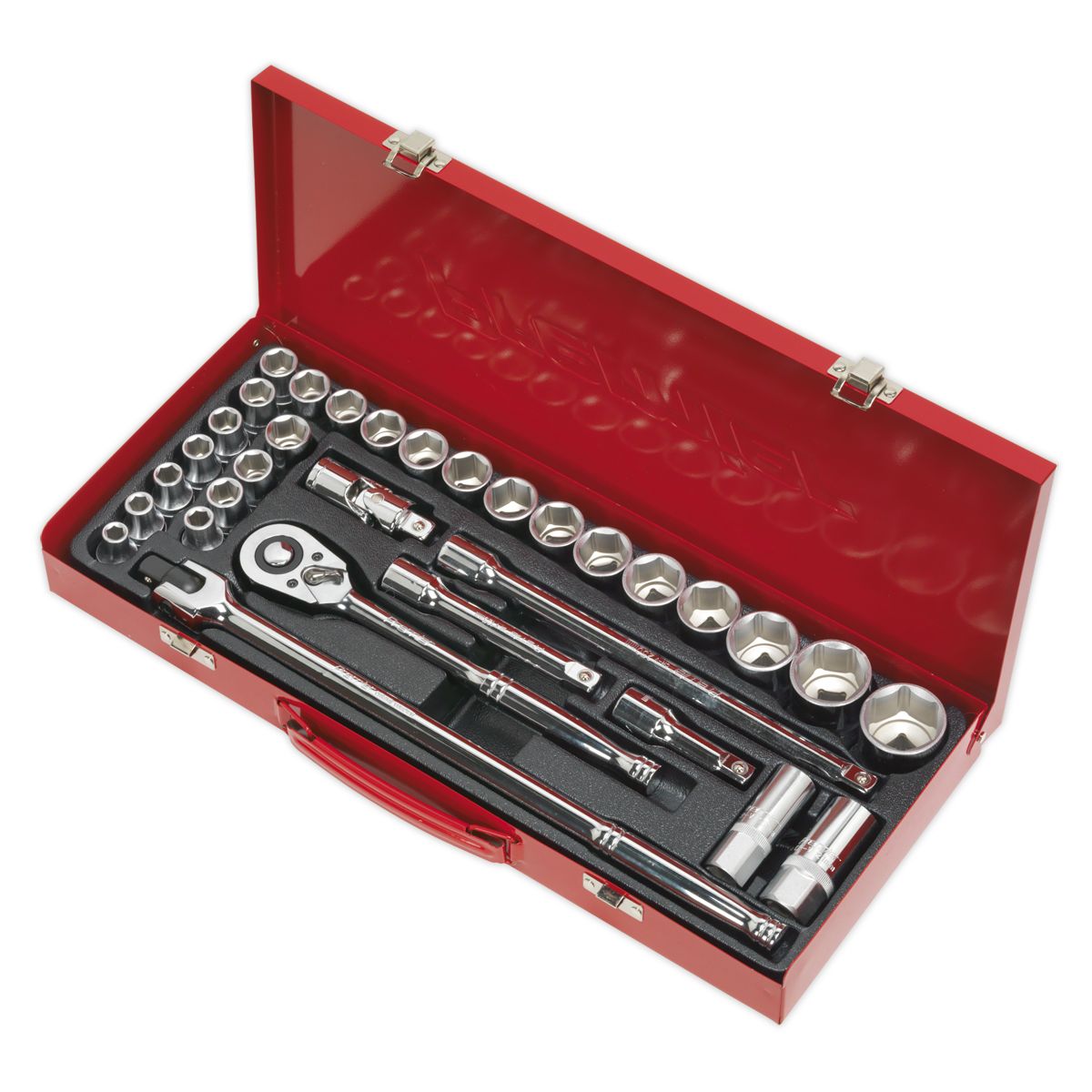 Sealey Premier Metric/Imperial Socket Set 1/2"Sq Drive 32pc - Image 10