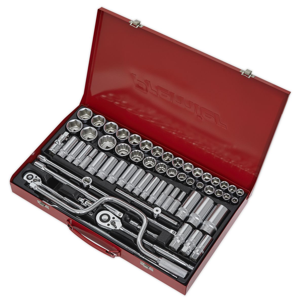 Sealey Premier Metric/Imperial Socket Set 3/8" & 1/2"Sq Drive 64pc - Image 9