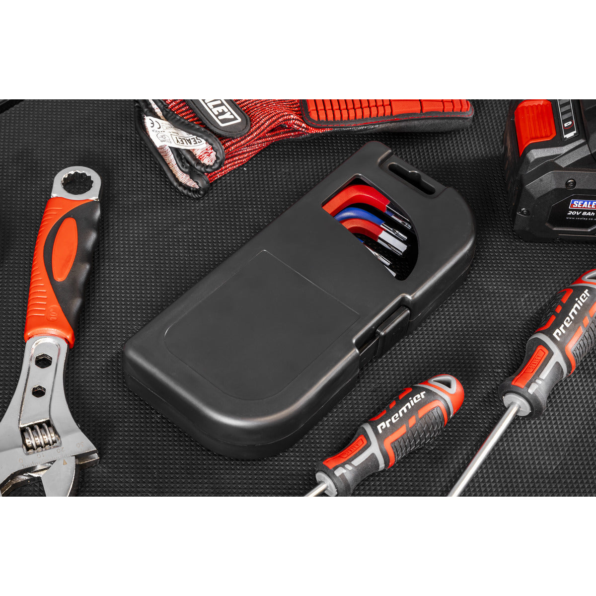 Premier Long Anti-Slip TRX-Star & Ball-End Hex Key Set 18pc AK7176