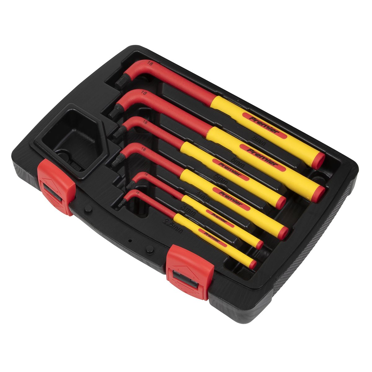 Sealey Premier Extra-Long Hex Key Set 6pc - VDE Approved - Image 5