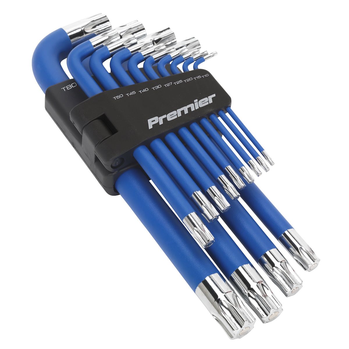 Sealey Premier Jumbo Anti-Slip TRX-Star* Key Set 13pc - Image 1