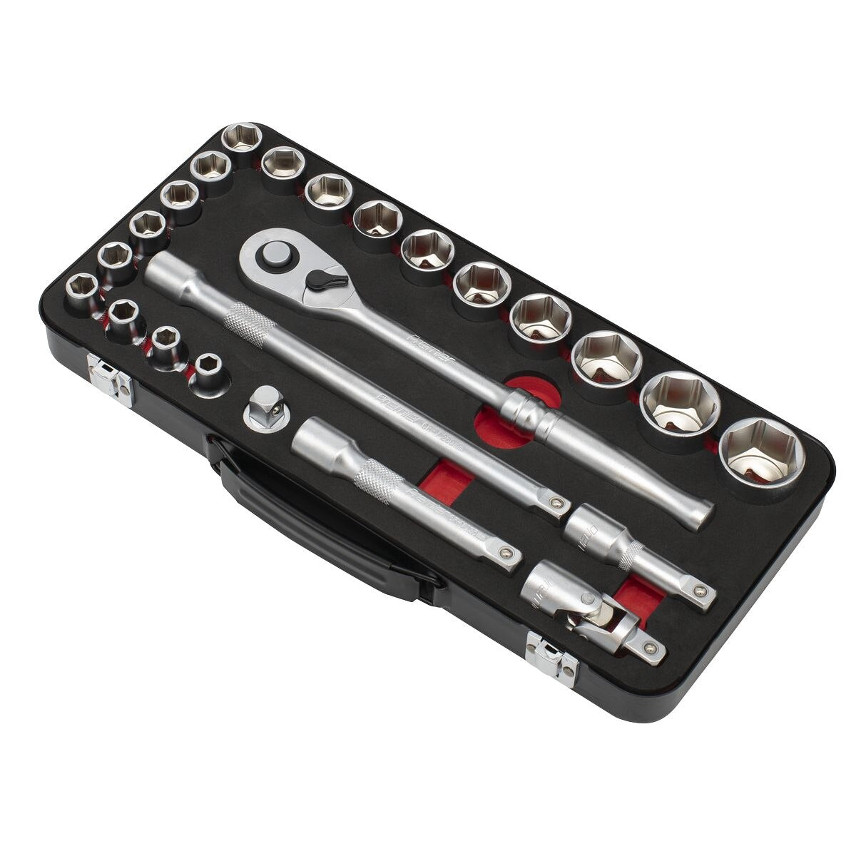 Sealey Premier Platinum Socket Set 1/2"Sq Drive 24pc - Image 6
