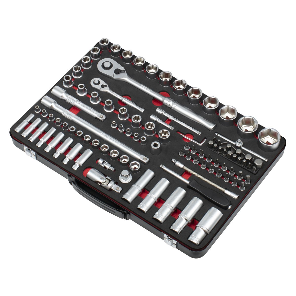 Sealey Premier Platinum Socket Set 1/4" & 1/2"Sq Drive 108pc - Image 8