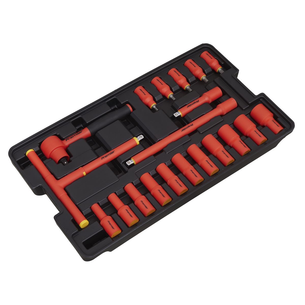 Sealey Premier Insulated Tool Kit 3/8"Sq Drive 1000V 50pc - Image 4