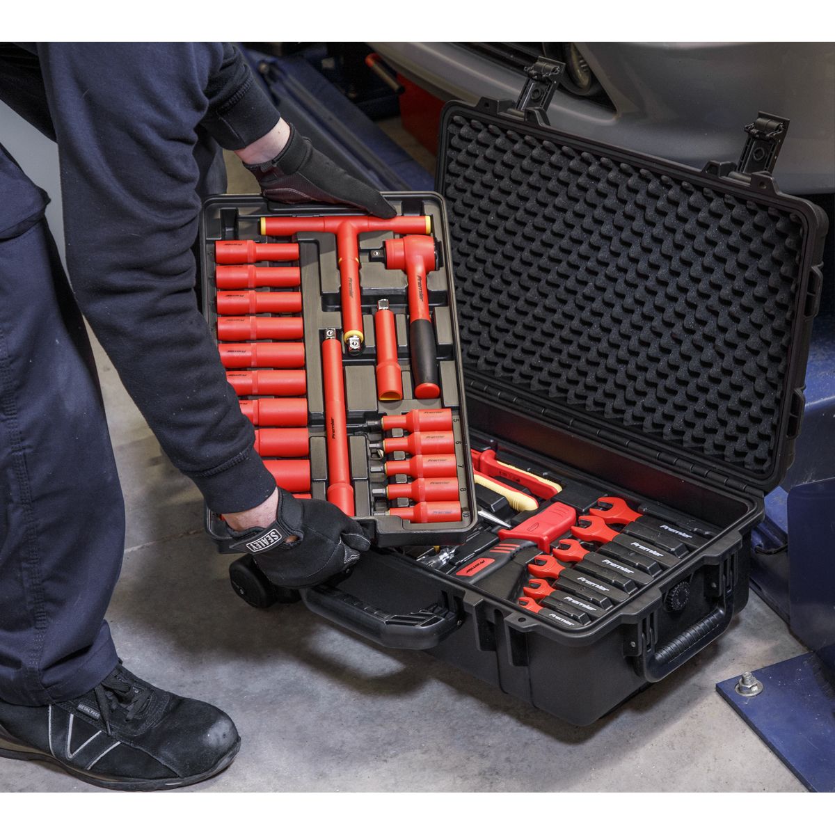 Sealey Premier Insulated Tool Kit 1/2"Sq Drive 1000V 49pc - Image 6