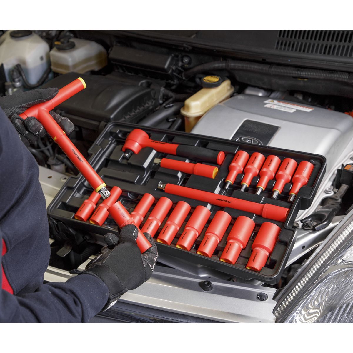 Sealey Premier Insulated Tool Kit 1/2"Sq Drive 1000V 49pc - Image 7