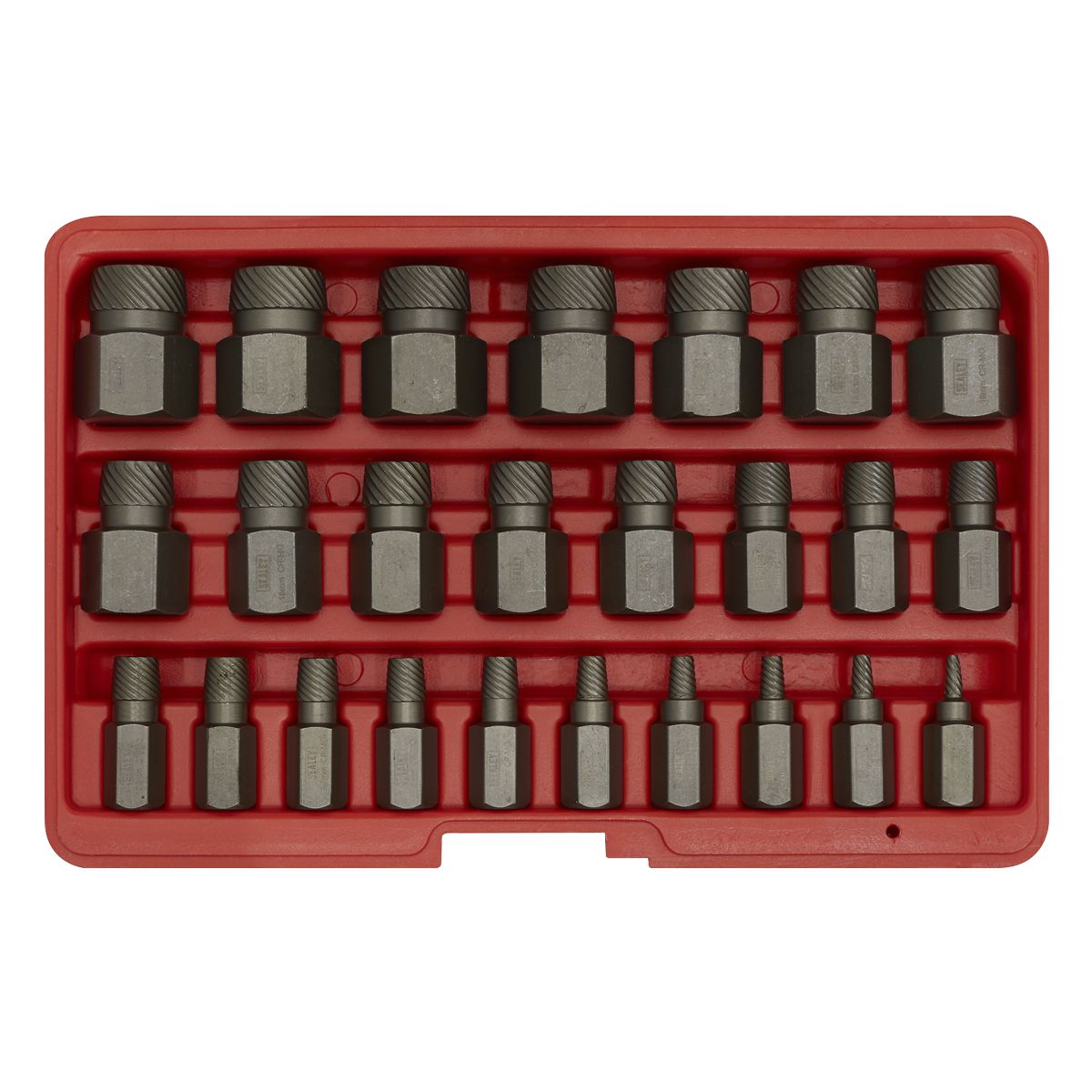 Sealey Multi-Spline Screw Extractor Set 25pc - Image 3