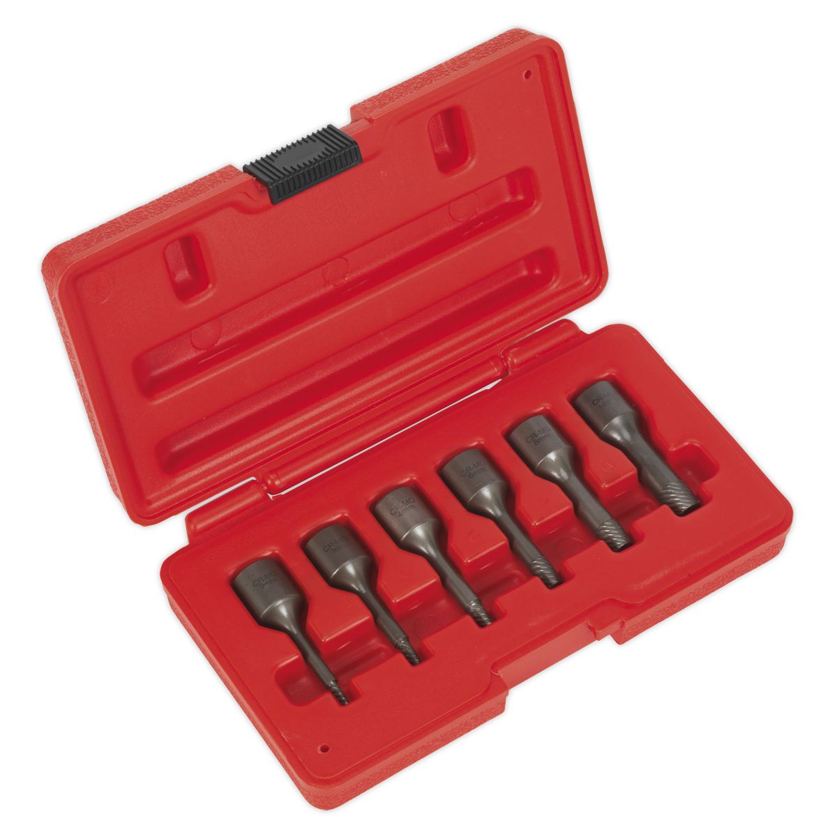 Sealey Screw Extractor Set 3/8"Sq Drive 6pc - Image 1