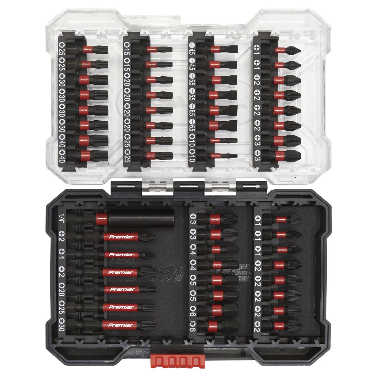 Sealey Premier Impact Grade Power Tool Bit Set 55pc - Image 9