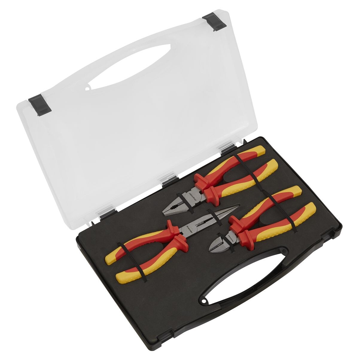 Sealey Premier Pliers Set 3pc - VDE Approved - Image 3