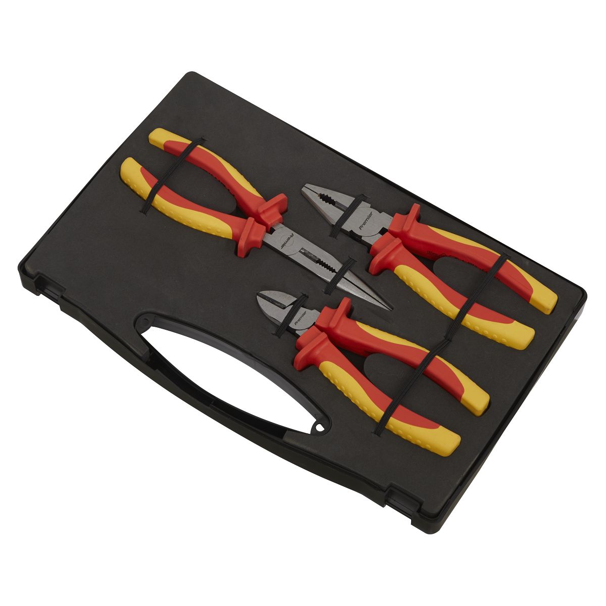 Sealey Premier Pliers Set 3pc - VDE Approved - Image 6