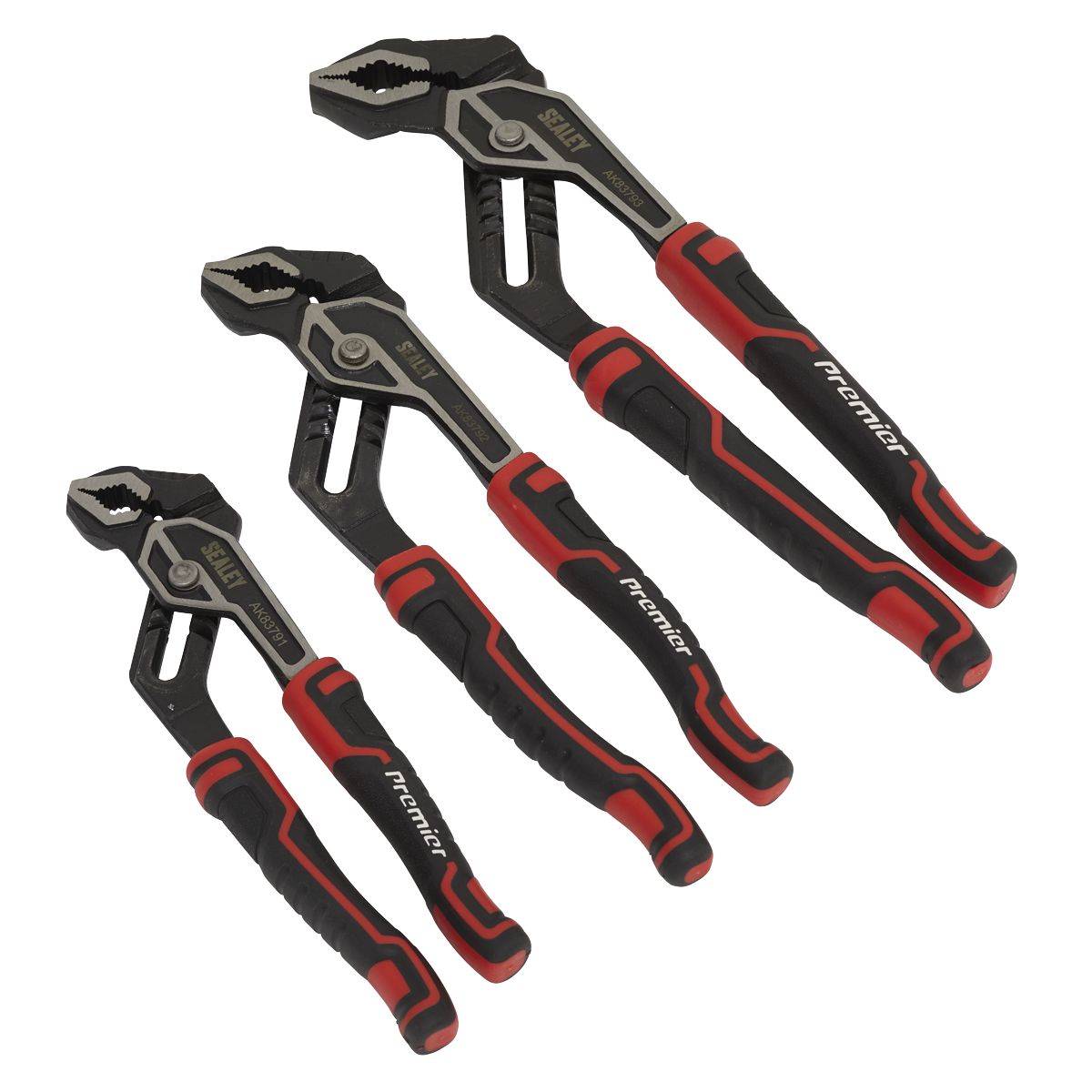 Sealey Premier Water Pump Pliers Set 3pc - Image 3