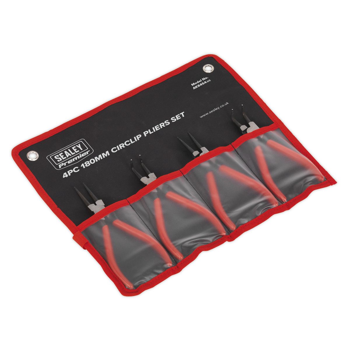 Sealey Premier Circlip Pliers Set 180mm 4pc - Image 5