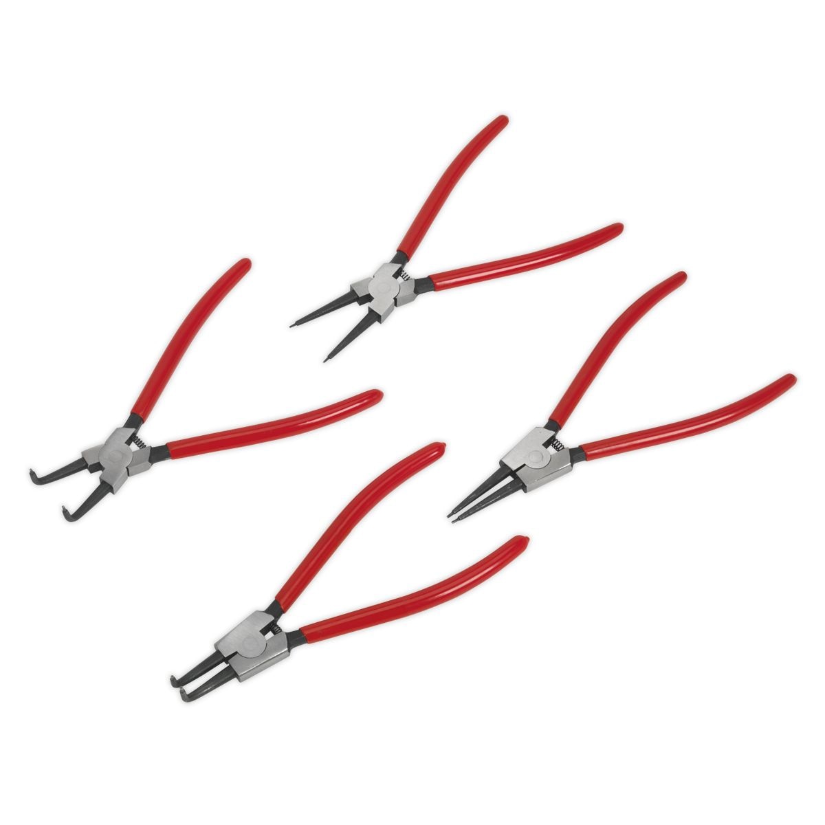 Sealey Premier Circlip Pliers Set Internal/External 230mm 4pc - Image 1