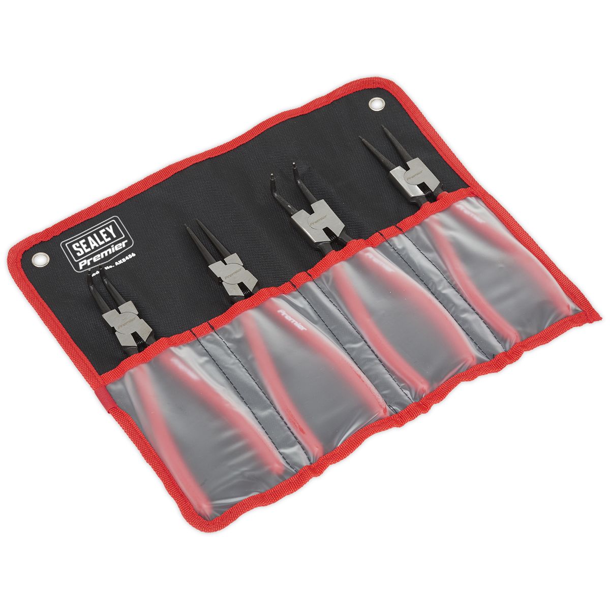 Sealey Premier Circlip Pliers Set Internal/External 230mm 4pc - Image 6