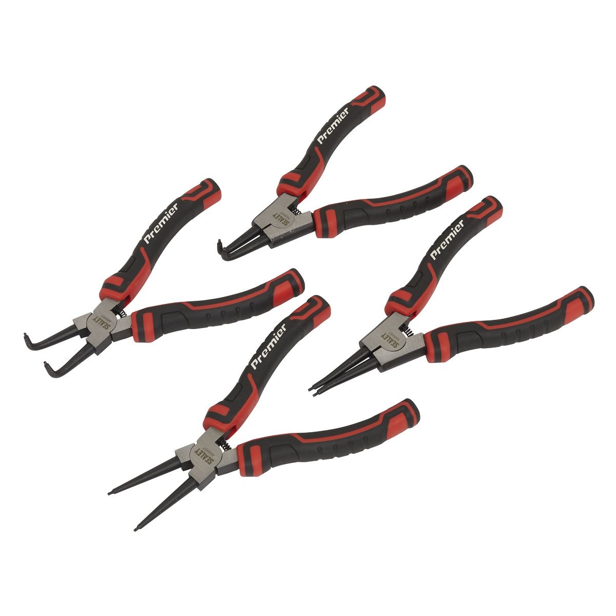 Sealey Premier Circlip Pliers Set 4pc 180mm - Image 1