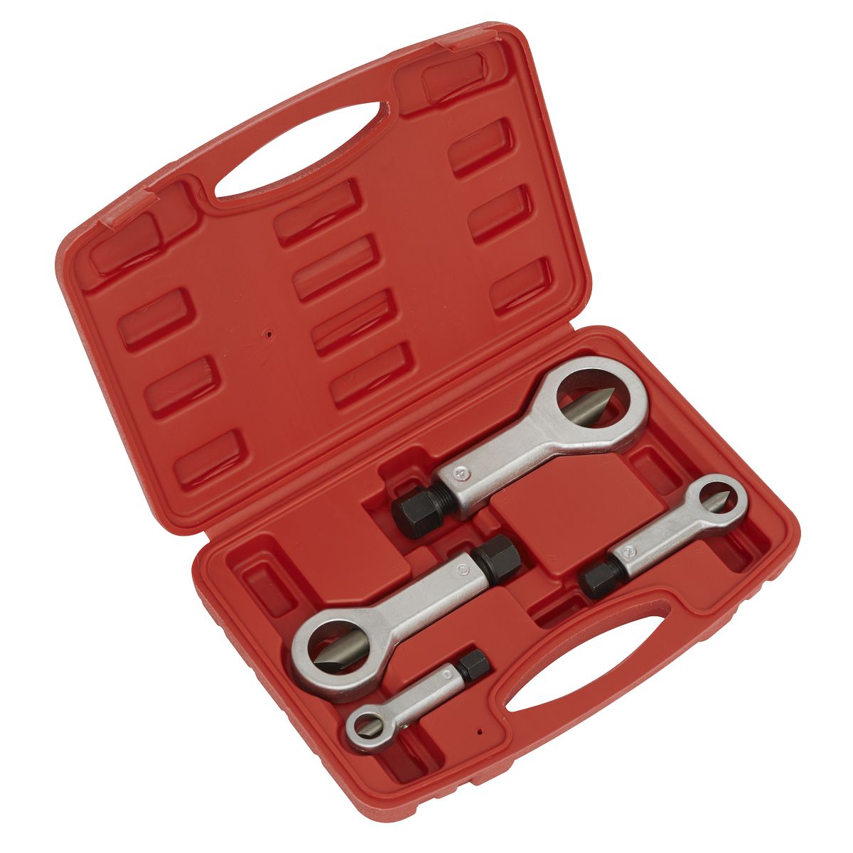 Sealey Nut Splitter Set 4pc - Image 1