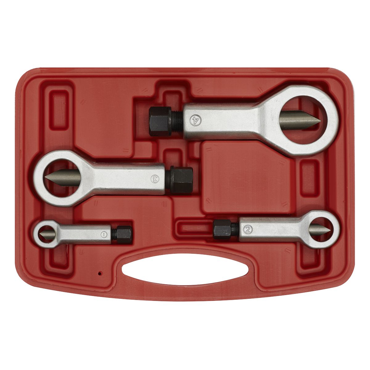 Sealey Nut Splitter Set 4pc - Image 3
