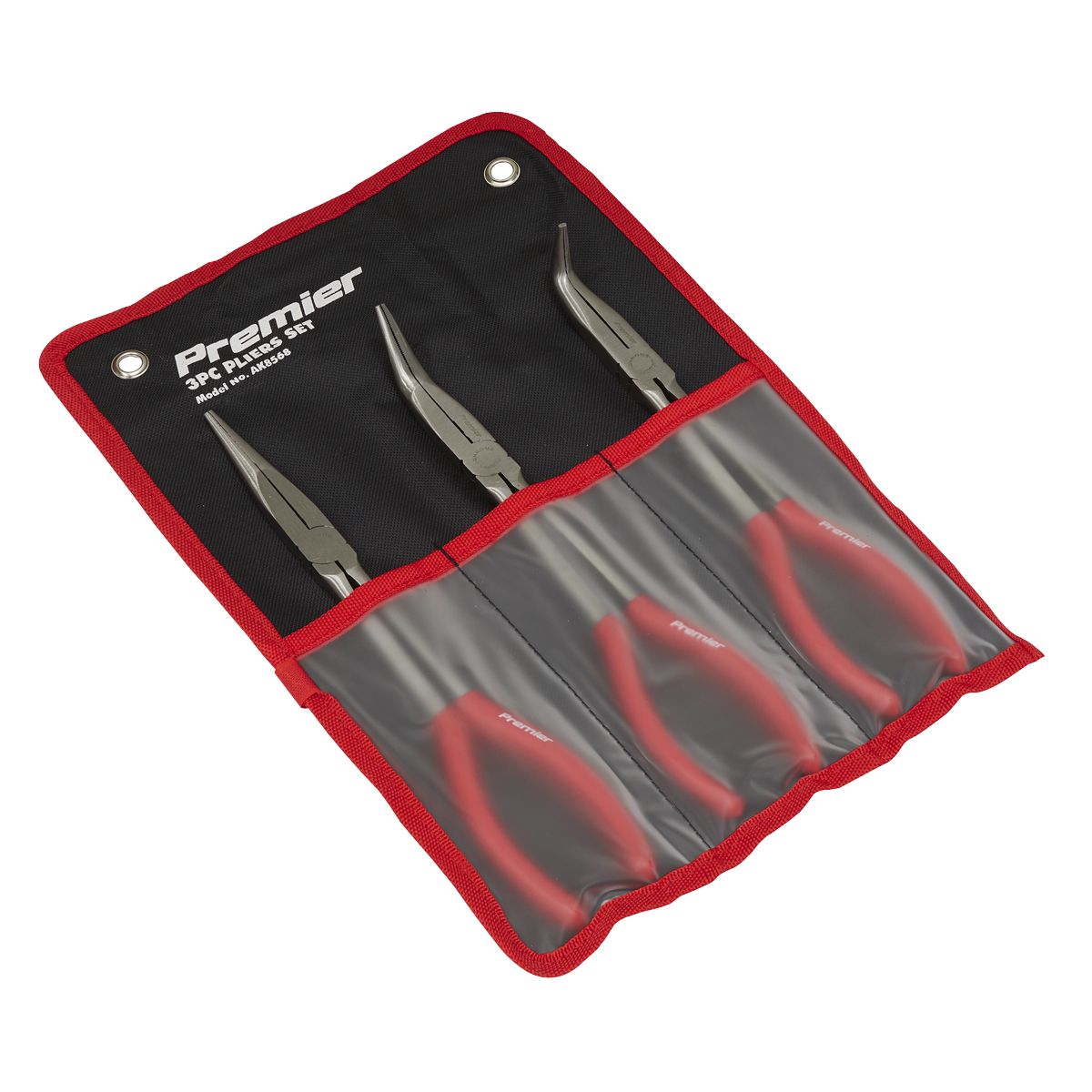 Sealey Premier Needle Nose Pliers Set 280mm 3pc - Image 5