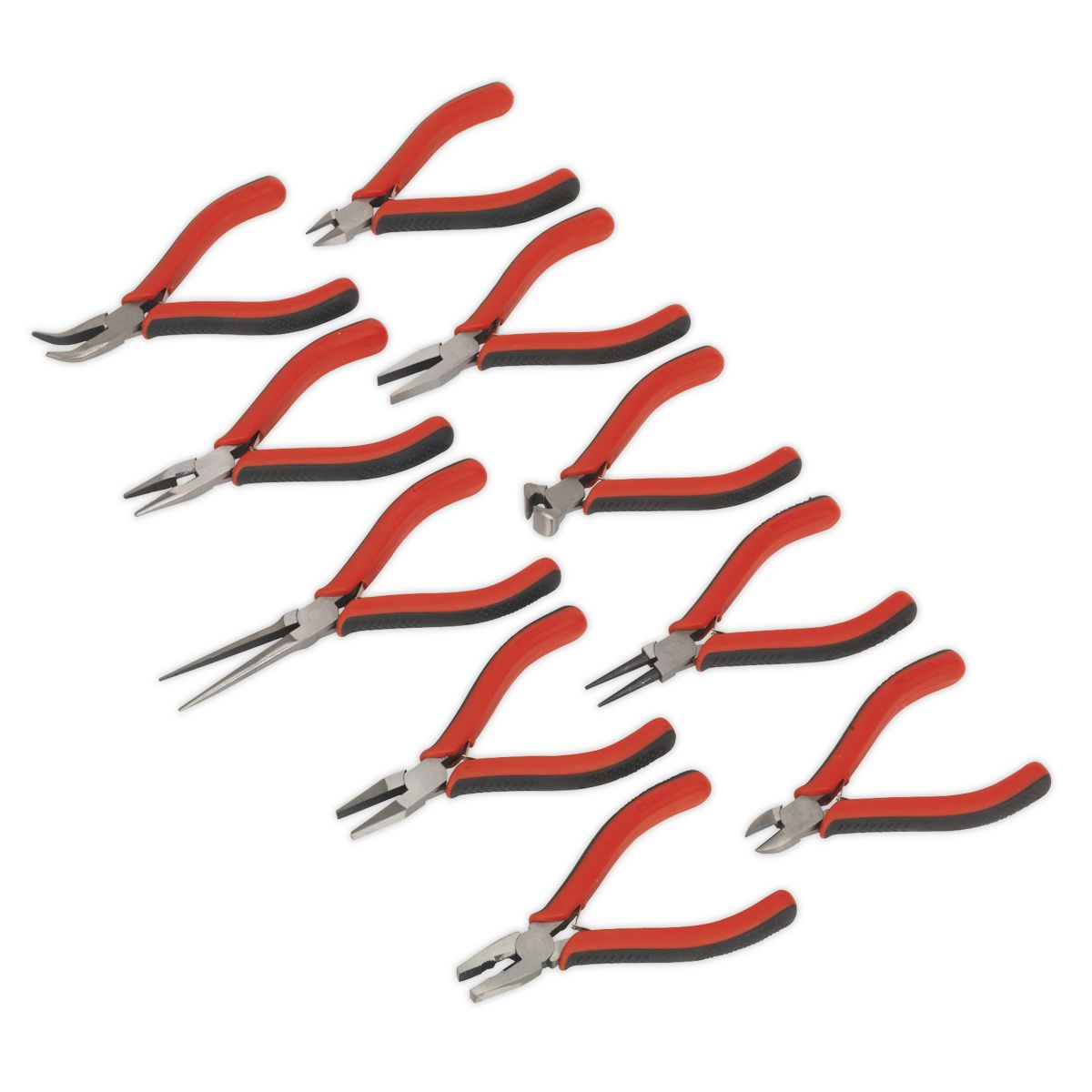 Sealey Premier Mini Pliers Set 10pc - Image 1