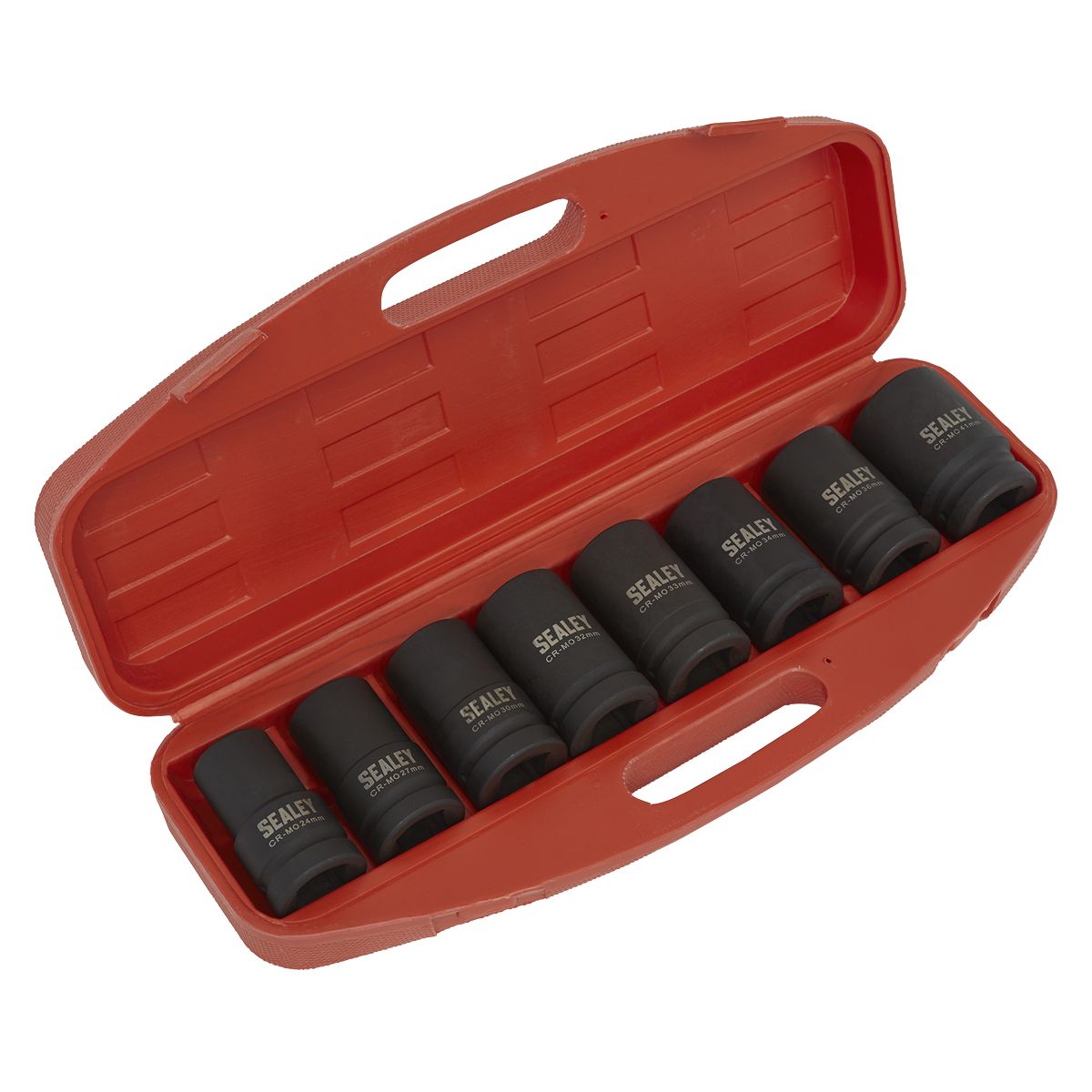 Sealey Premier Deep Impact Socket Set 1"Sq Drive 8pc - Image 1