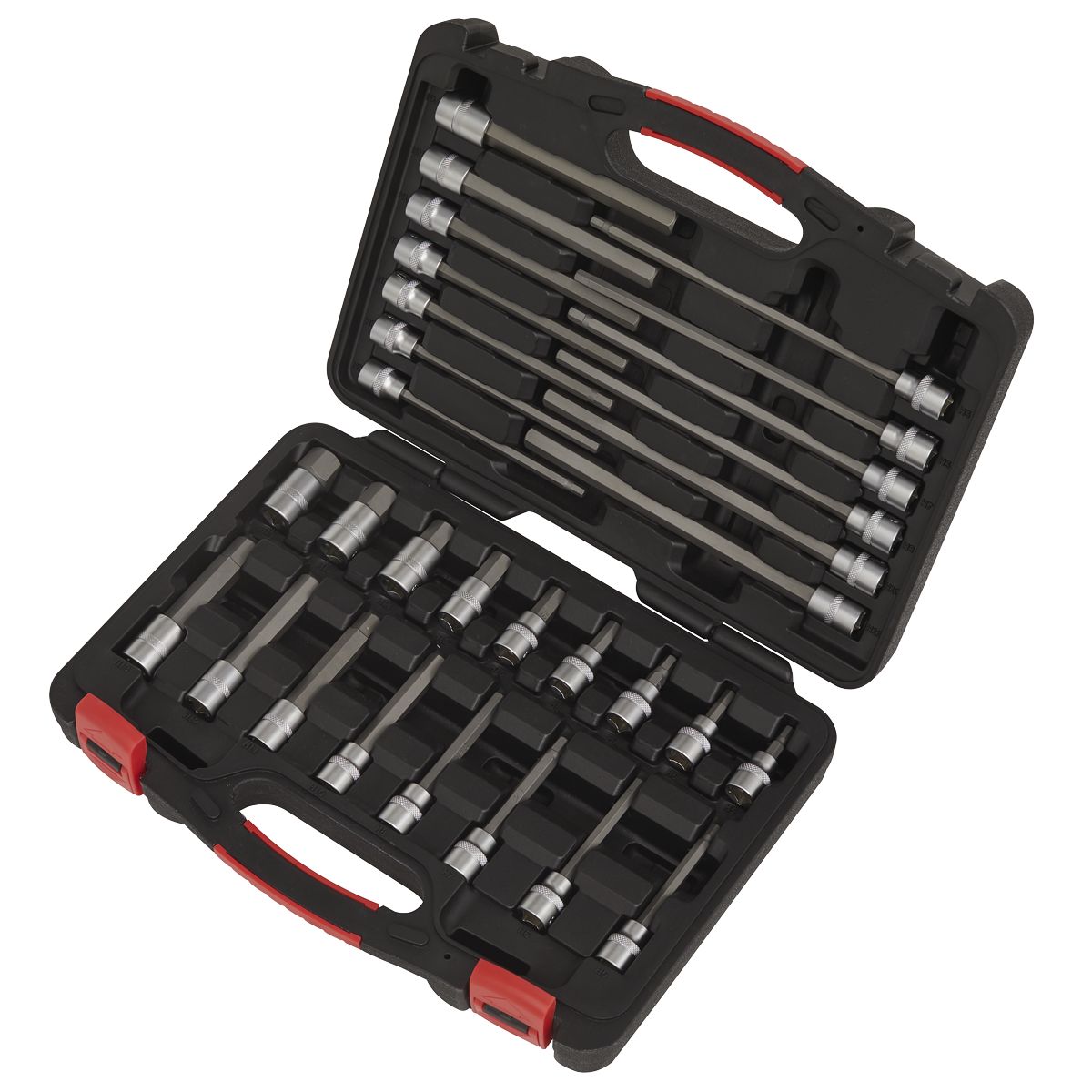 Sealey Premier Platinum Hex Socket Bit Set 3/8"Sq Drive 30pc - Image 3