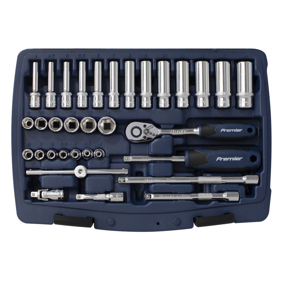 Sealey Premier Socket Set 1/4"Sq 33pc - Image 7