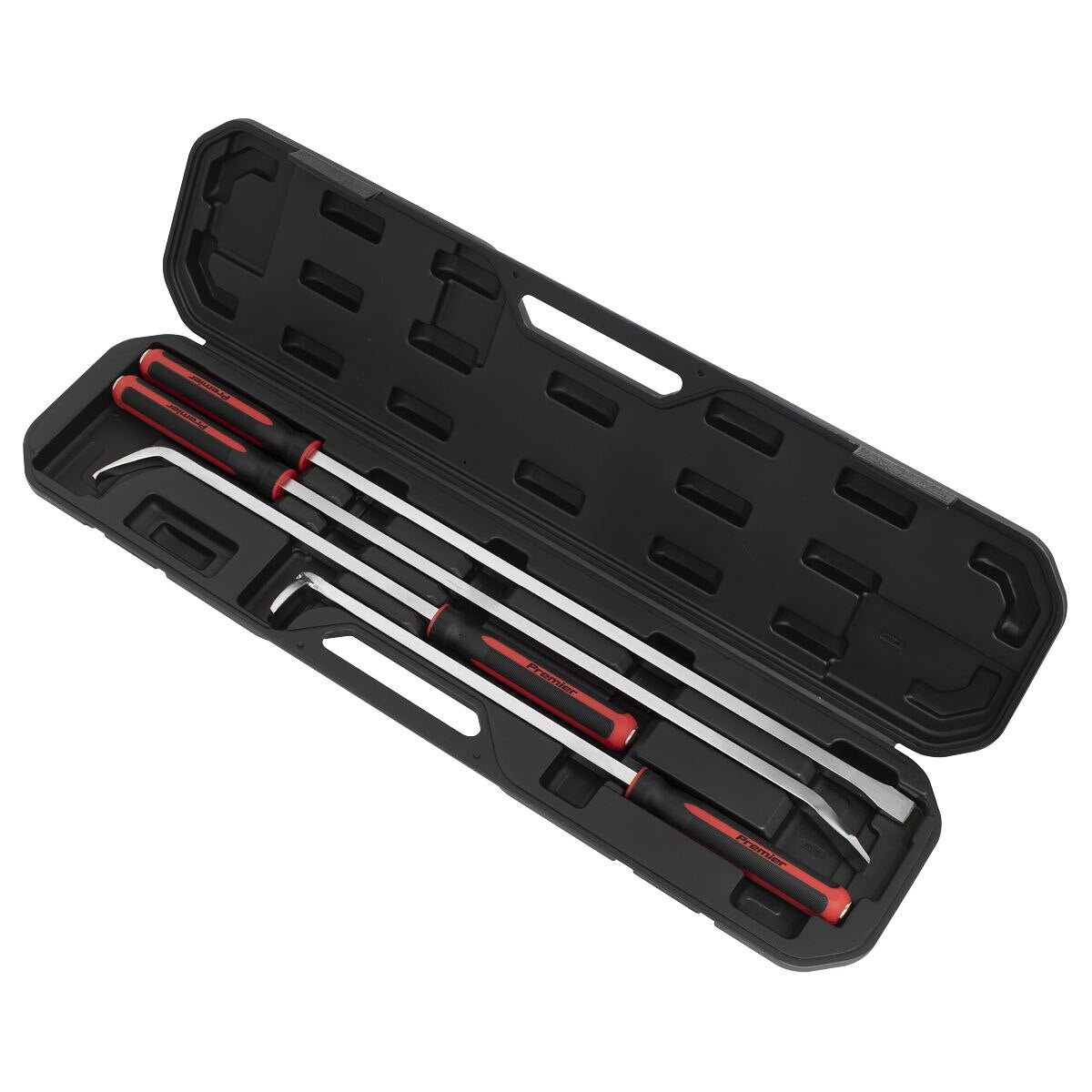 Sealey Premier Heavy-Duty Pry Bar Set with Hammer Cap 4pc - Image 3