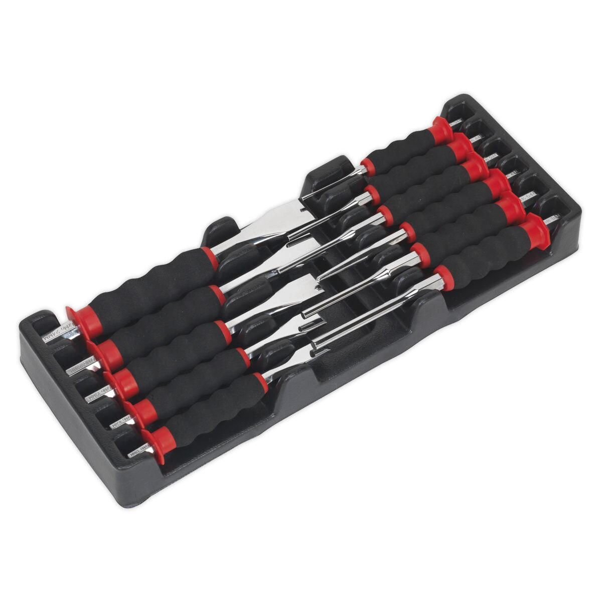 Sealey Premier Sheathed Punch & Chisel Set 11pc - Image 2
