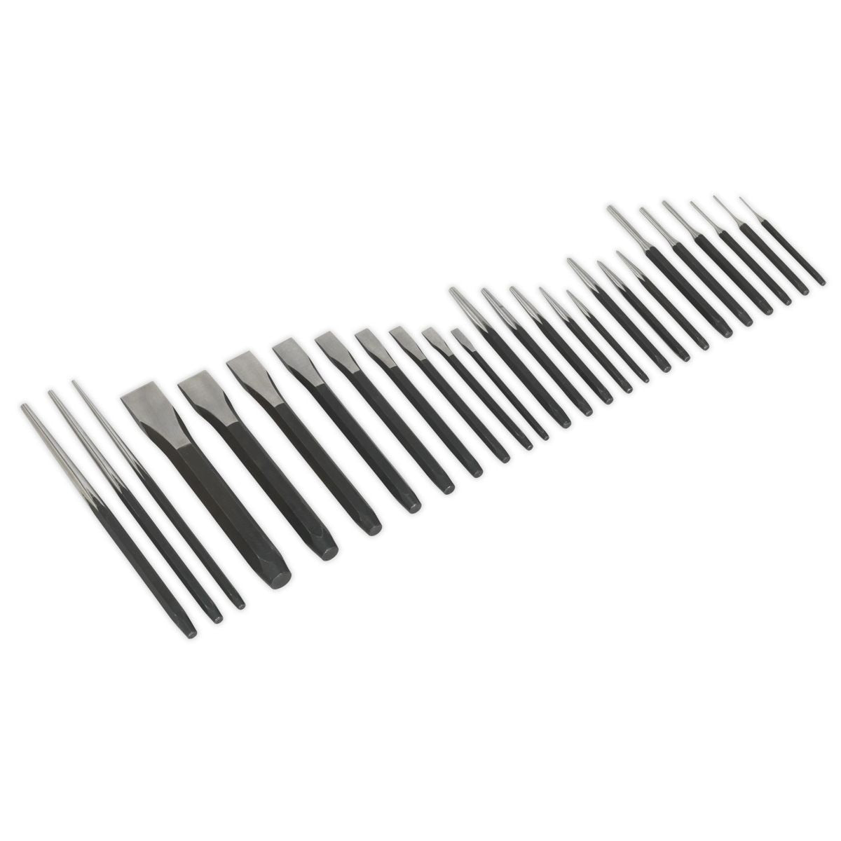 Sealey Premier Punch & Chisel Set 26pc - Image 1