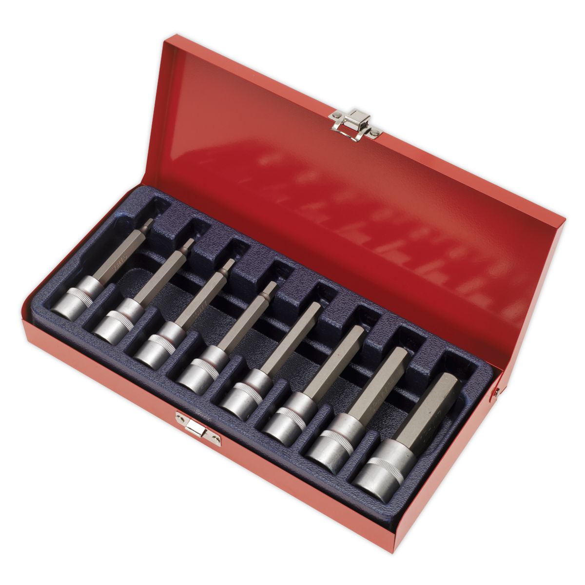 Sealey Premier Hex Socket Bit Set 1/2"Sq Drive 8pc - Image 3