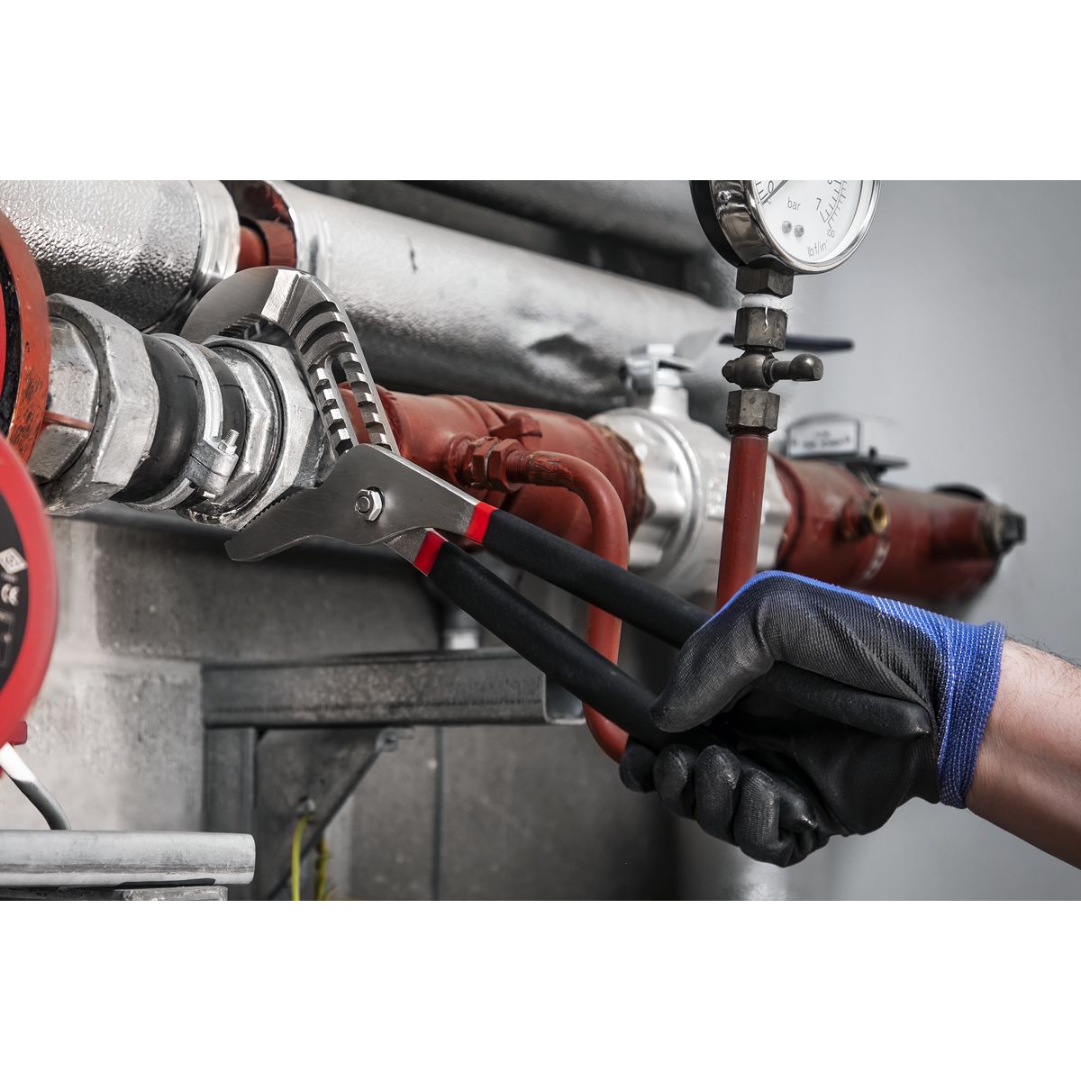 Sealey Premier Water Pump Pliers Ni-Fe Finish 400mm - Image 2